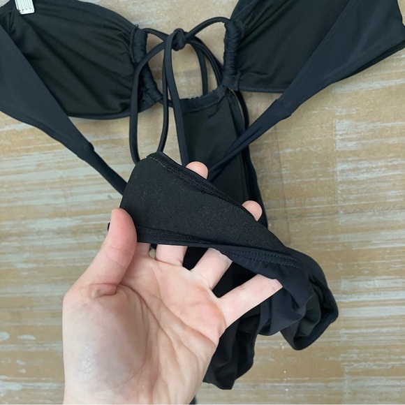 6 Shore Road Push Cart One Piece Swimsuit Black Monokini Sexy Beach Womens M - Picture 5 of 7